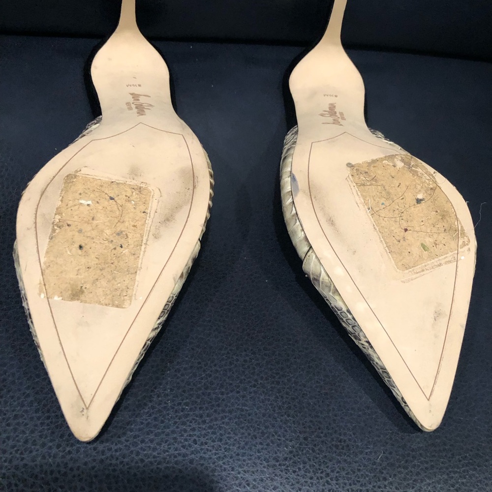 Sam Edelman Snakeskin Mules